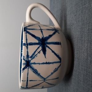 Mug Ceramic Coffee Tea Blue Accents Believe Inspirational Do What You Love Gift